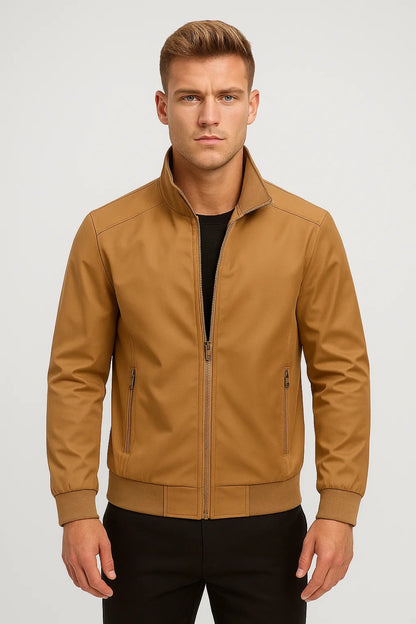 Heren Jas | Minimalistisch&Slimfit | Met Rits | Allseason