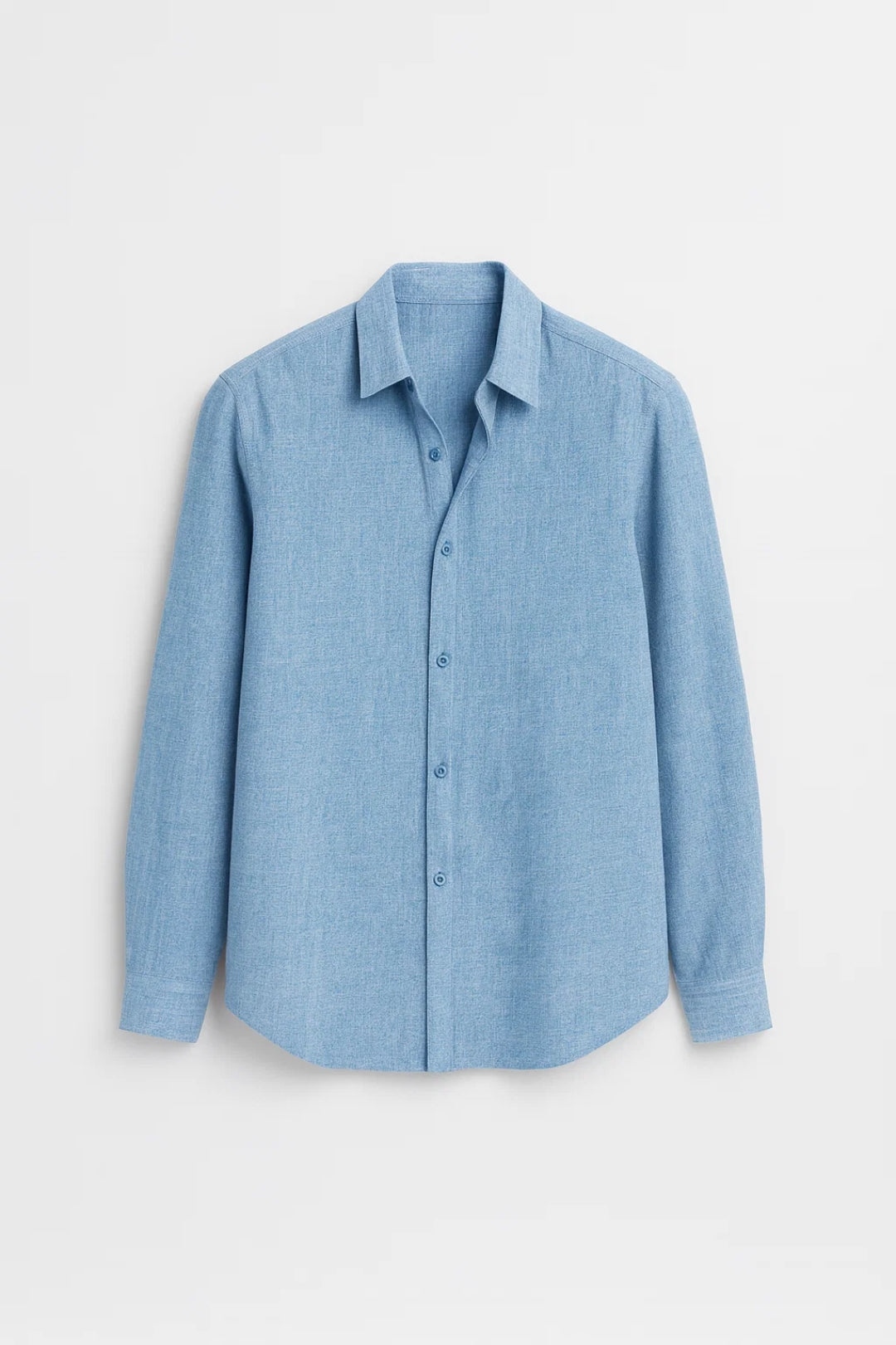 Heren Overhemd | Minimalistisch | Lange Mouw | Zomer