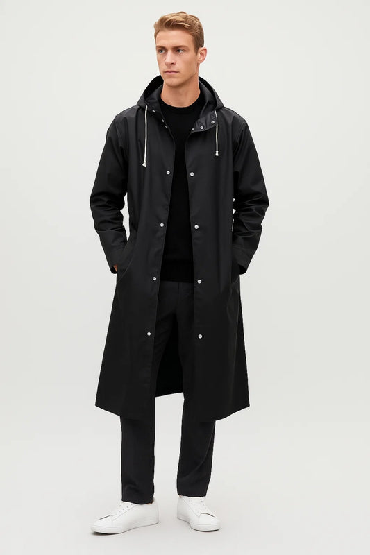 Heren Regenjas | Minimalistisch | Met Capuchon | Allseason