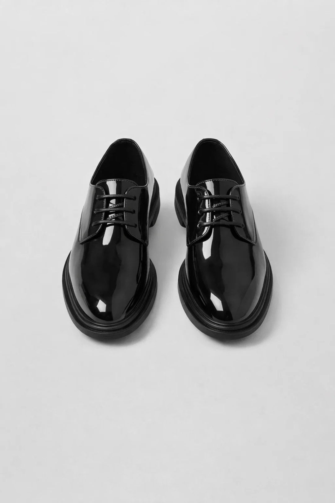 Schoenen Heren - Veterschoenen met Ronde Neus en Dikke Zool | Zakelijk