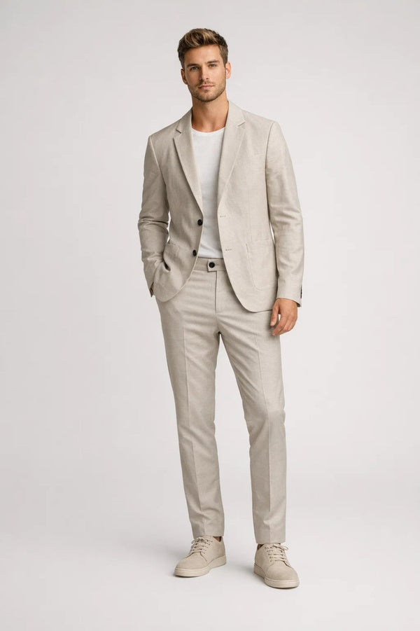 Pak Heren - Slim Fit Tweedelig met Blazer | Zakelijk
