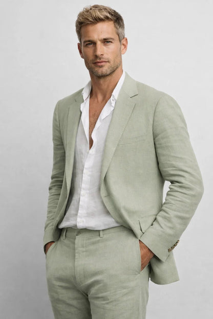 Heren Set | Elegant | Tweedelig Pak | Zomer