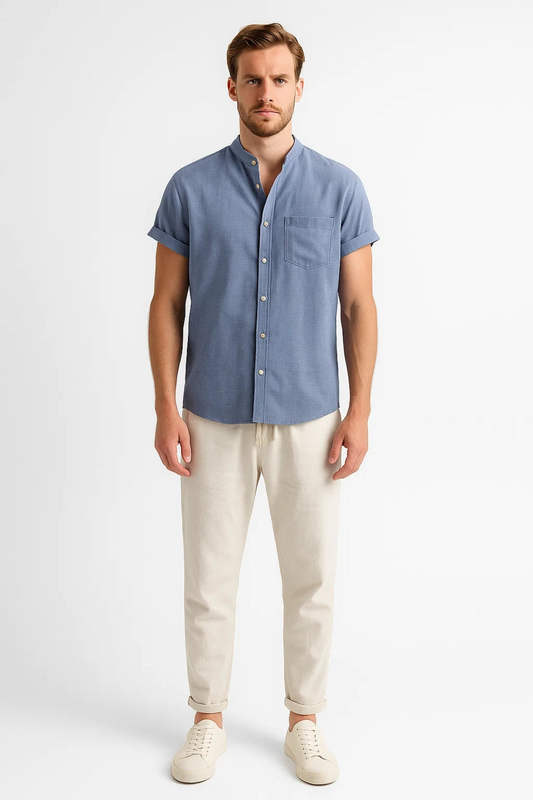 Set Heren | Korte Mouwen | Casual | Zomer | Comfortabele pasvorm | Ideaal voor warme dagen