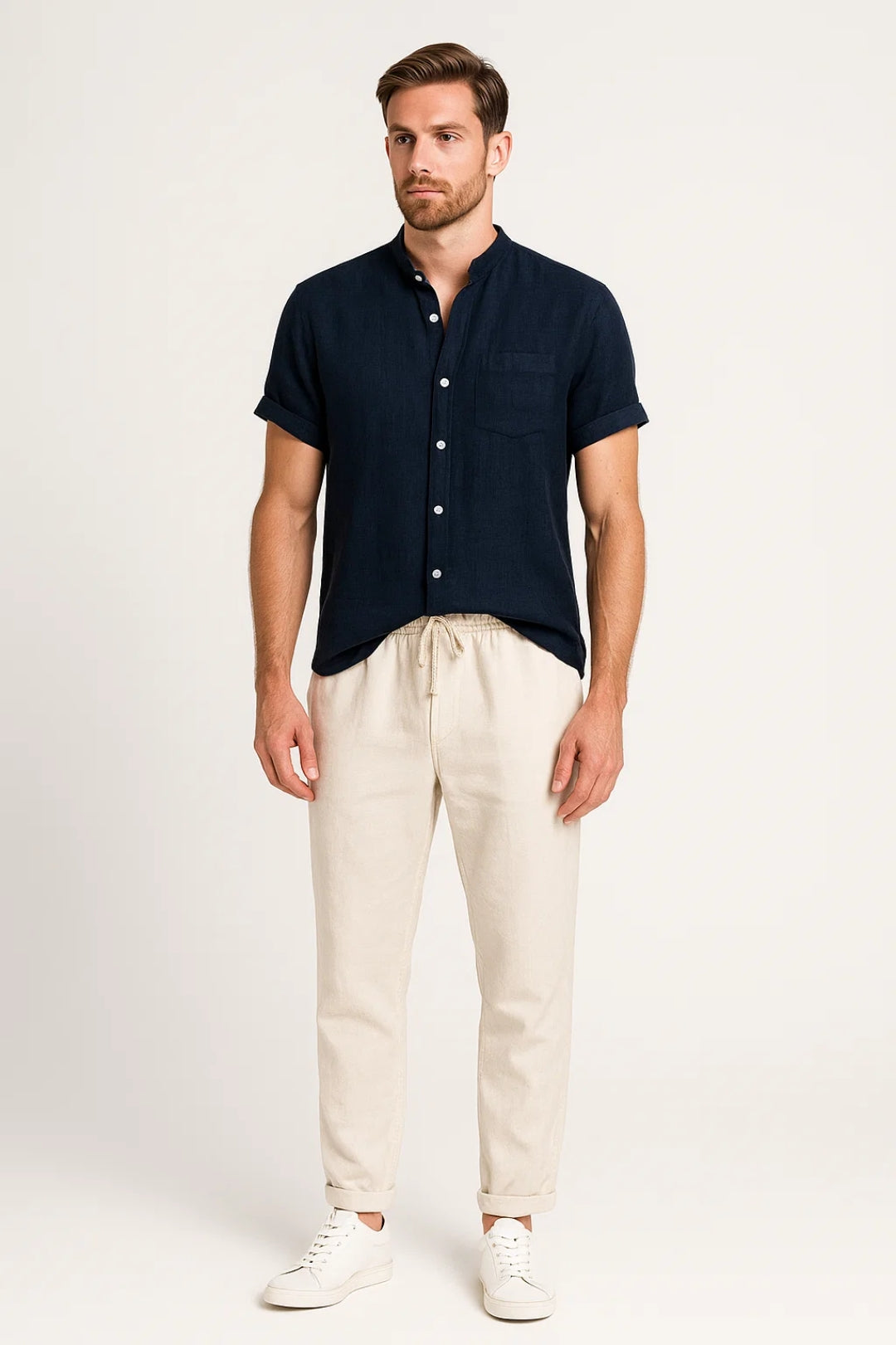 Set Heren | Korte Mouwen | Casual | Zomer | Comfortabele pasvorm | Ideaal voor warme dagen