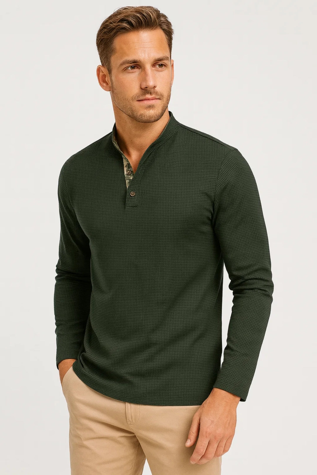 Heren Top | Minimalistisch | Lange Mouw | Herfst