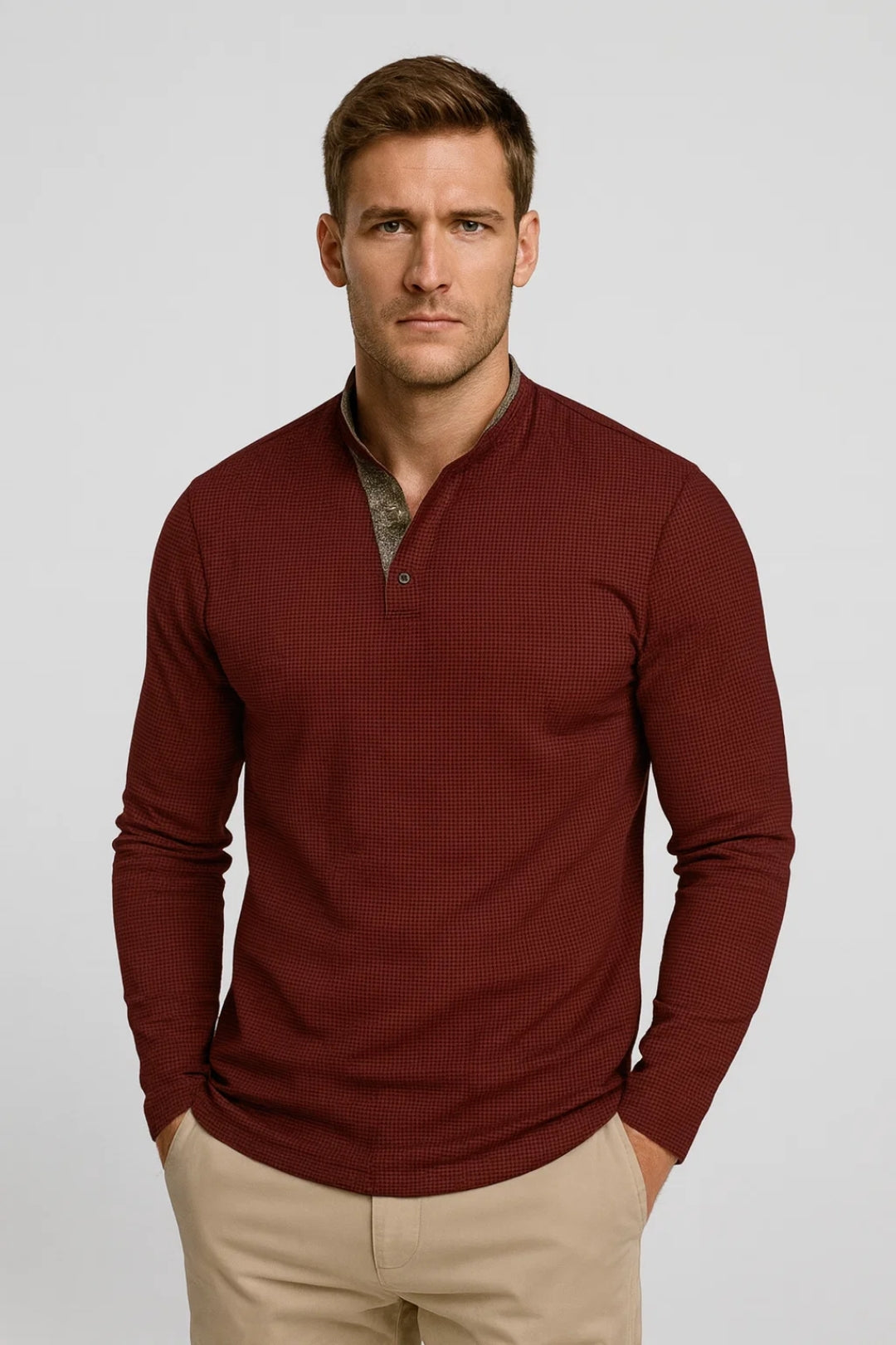 Heren Top | Minimalistisch | Lange Mouw | Herfst