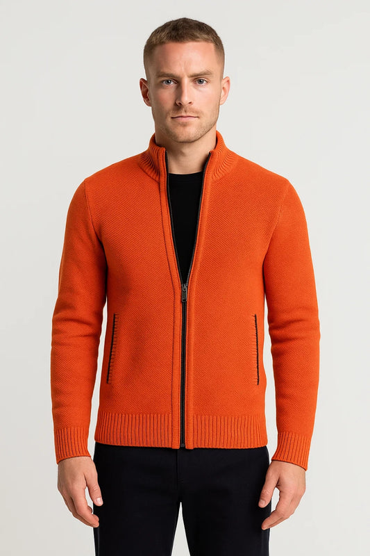 Heren Vest | Basic&Slimfit | Met Rits | Allseason