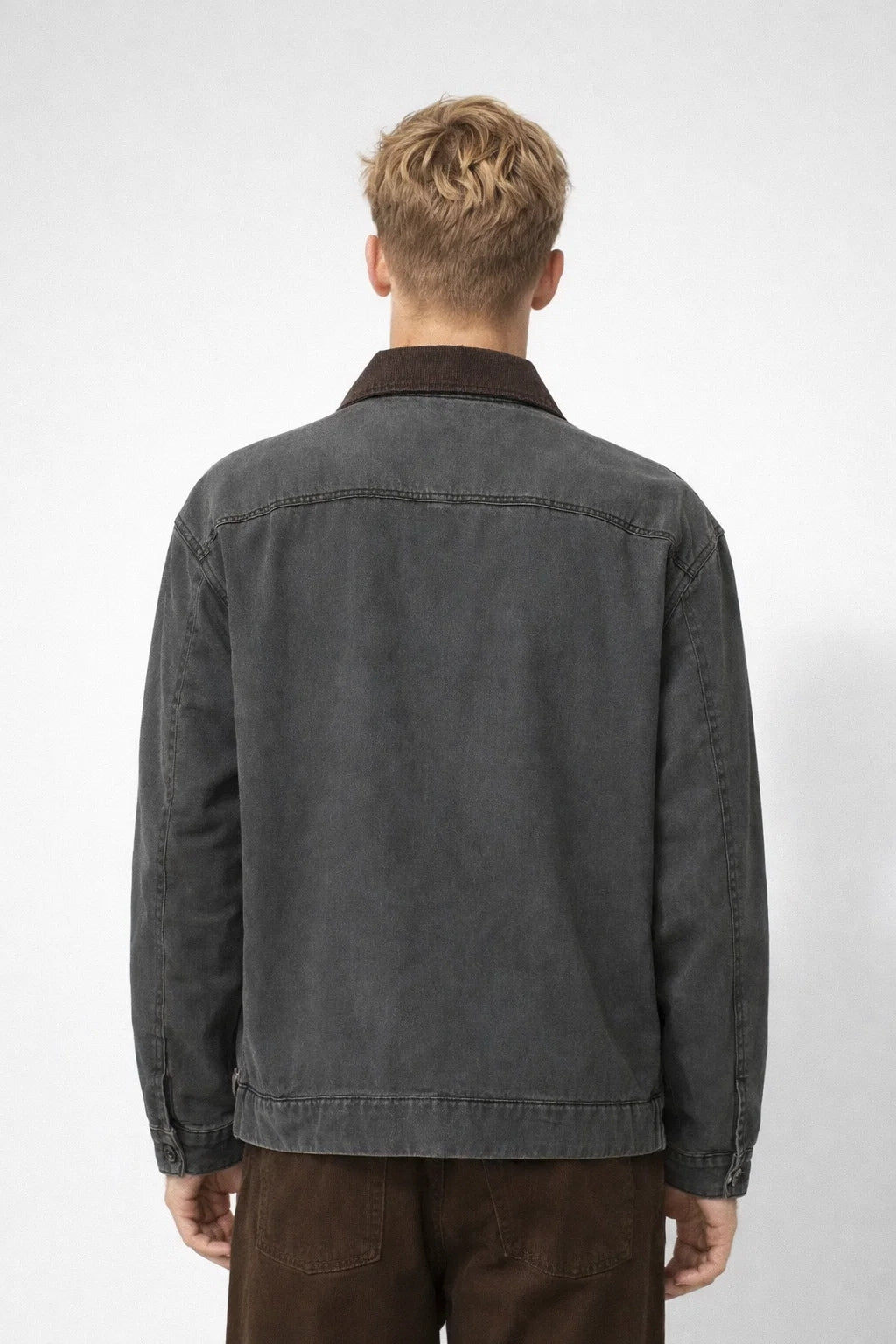 Tussenjas Heren - Oversized Jack met Klassieke Kraag en Rits | Casual