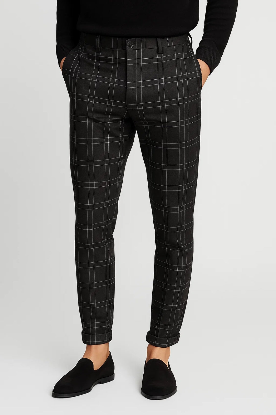 Broek Heren | Ruitpatroon | Slimfit | All-Season | Comfortabele pasvorm