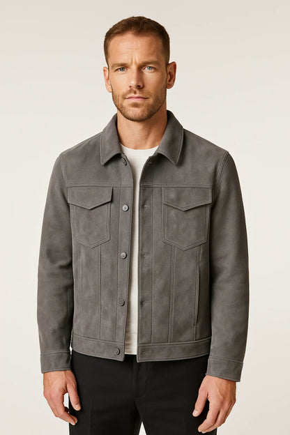 Jack Heren | Met Knoopsluiting | Minimalistisch | Herfst | Comfortabele pasvorm