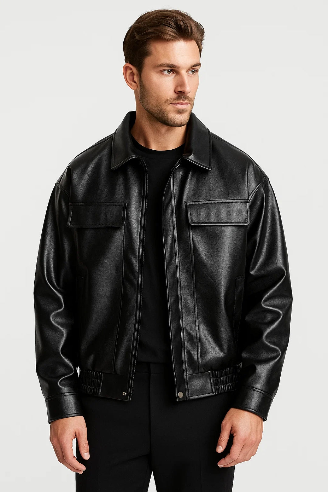 Jack Heren | Met Kraag | Rechte Pasvorm | All-Season | Comfortabele pasvorm