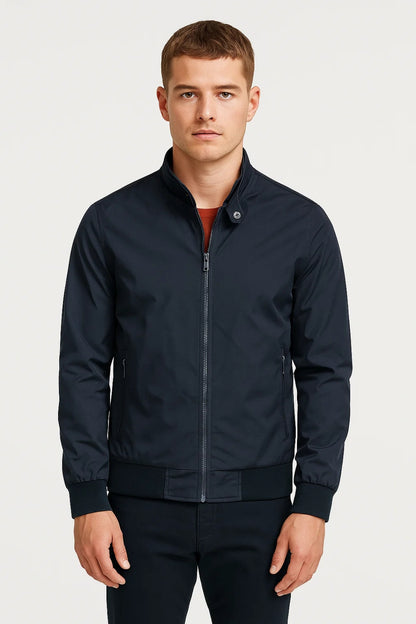 Tussenjas Heren | Met Opstaande Kraag | Met Rits | Herfst | Comfortabele pasvorm