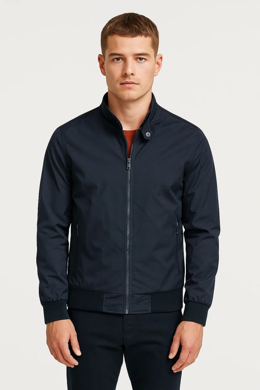 Tussenjas Heren | Met Opstaande Kraag | Met Rits | Herfst | Comfortabele pasvorm