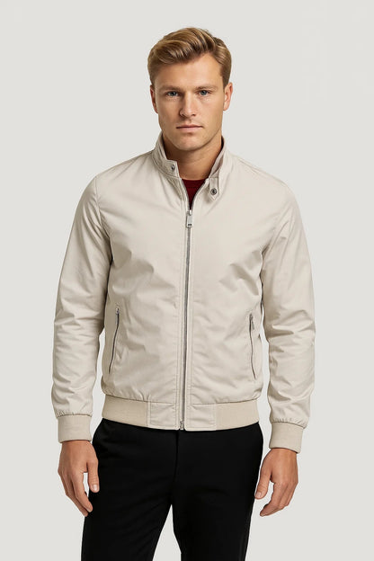 Tussenjas Heren | Met Opstaande Kraag | Met Rits | Herfst | Comfortabele pasvorm