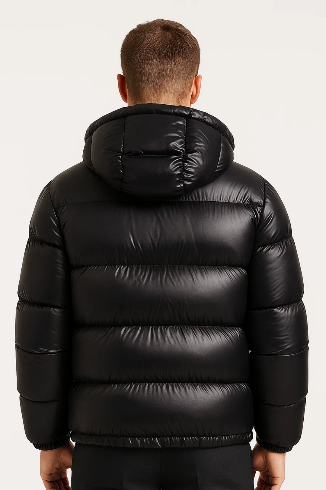 Pufferjas Heren | Glanzend | Met Capuchon | Winter | Comfortabele pasvorm | Ideaal voor koude dagen