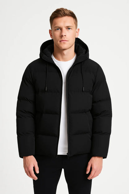 Pufferjas Heren | Kort Model | Met Capuchon | Winter | Comfortabele pasvorm | Ideaal voor koude dagen