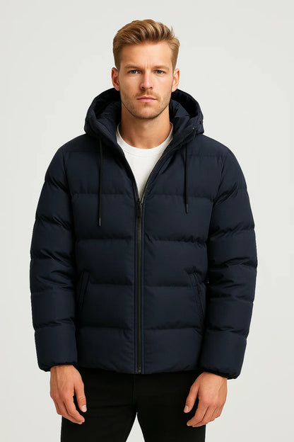Pufferjas Heren | Kort Model | Met Capuchon | Winter | Comfortabele pasvorm | Ideaal voor koude dagen