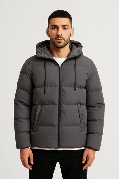 Pufferjas Heren | Kort Model | Met Capuchon | Winter | Comfortabele pasvorm | Ideaal voor koude dagen