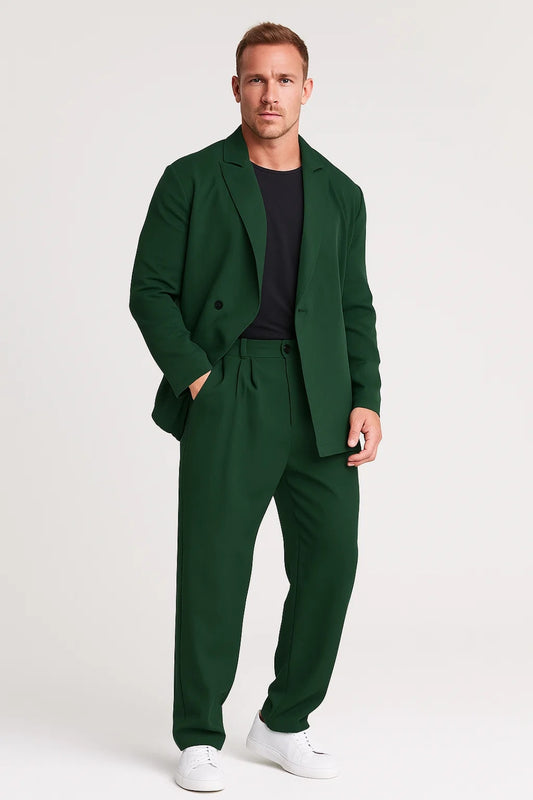 Set Heren | Tweedelig | Relaxte Pasvorm | All-Season | Comfortabele pasvorm | Geschikt voor dagelijks gebruik