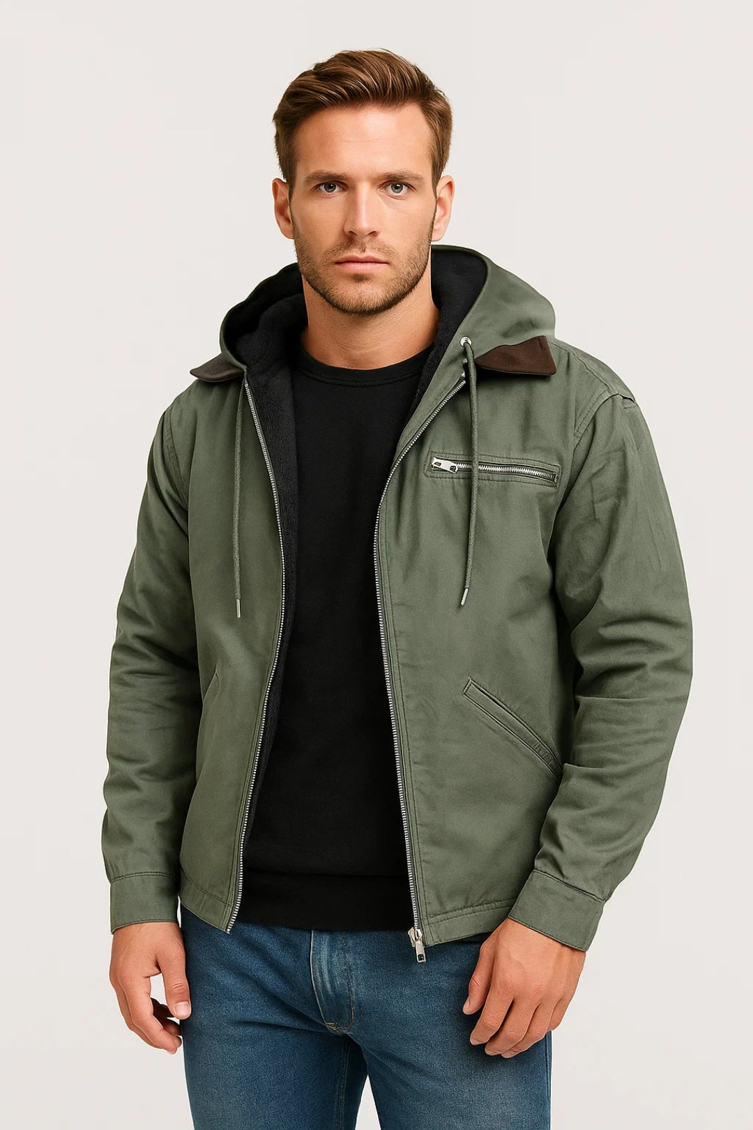 Jas Heren | Met Capuchon | Stoer | All-Season | Comfortabele pasvorm | Geschikt voor dagelijks gebruik