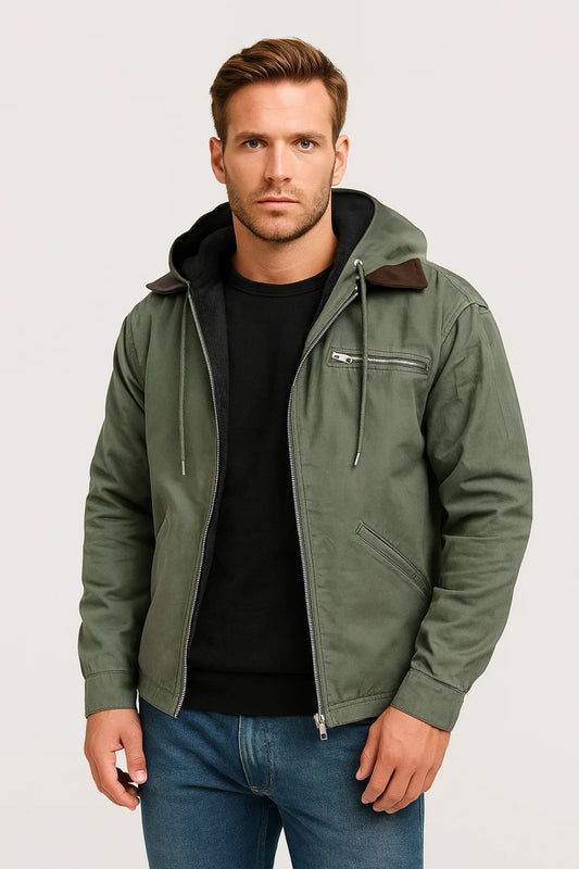 Jas Heren | Met Capuchon | Stoer | All-Season | Comfortabele pasvorm | Geschikt voor dagelijks gebruik