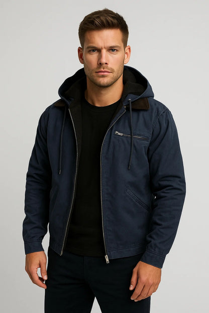 Jas Heren | Met Capuchon | Stoer | All-Season | Comfortabele pasvorm | Geschikt voor dagelijks gebruik