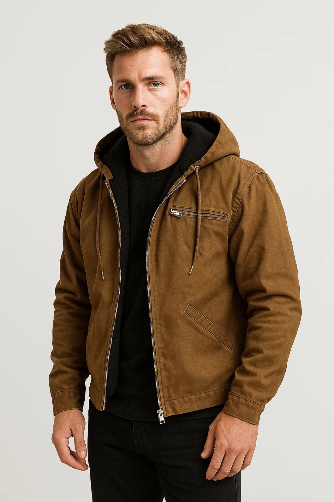 Jas Heren | Met Capuchon | Stoer | All-Season | Comfortabele pasvorm | Geschikt voor dagelijks gebruik