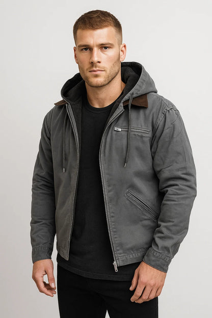 Jas Heren | Met Capuchon | Stoer | All-Season | Comfortabele pasvorm | Geschikt voor dagelijks gebruik