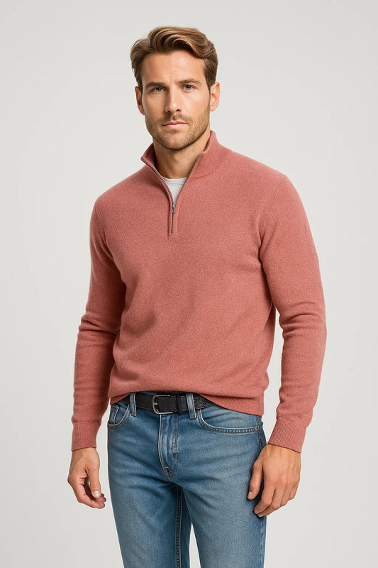 Trui Heren | Half Zip | Zachte Afwerking | Winter | Comfortabele pasvorm | Ideaal voor koude dagen