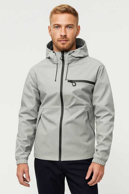 Zomerjas Heren - Lichtgewicht Zip Model met Capuchon | Casual