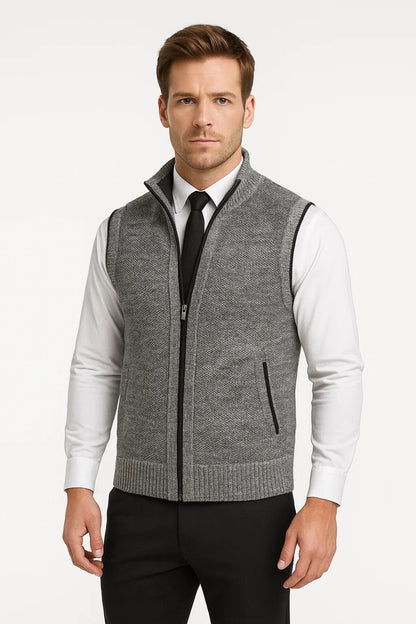 Bodywarmer Heren | Met Rits | Mouwloos | Herfst | Comfortabele pasvorm