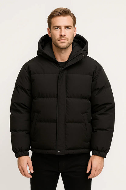Pufferjas Heren | Gewatteerd | Met Capuchon | Winter | Comfortabele pasvorm | Ideaal voor koude dagen