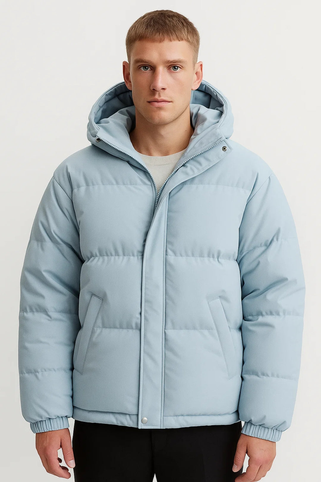 Pufferjas Heren | Gewatteerd | Met Capuchon | Winter | Comfortabele pasvorm | Ideaal voor koude dagen