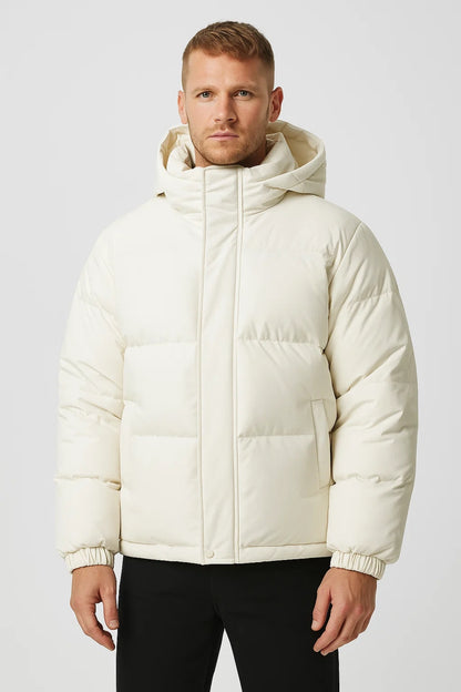 Pufferjas Heren | Gewatteerd | Met Capuchon | Winter | Comfortabele pasvorm | Ideaal voor koude dagen