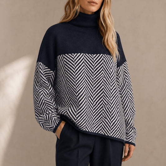 Iris - Coltrui dames oversized en warm gebreid
