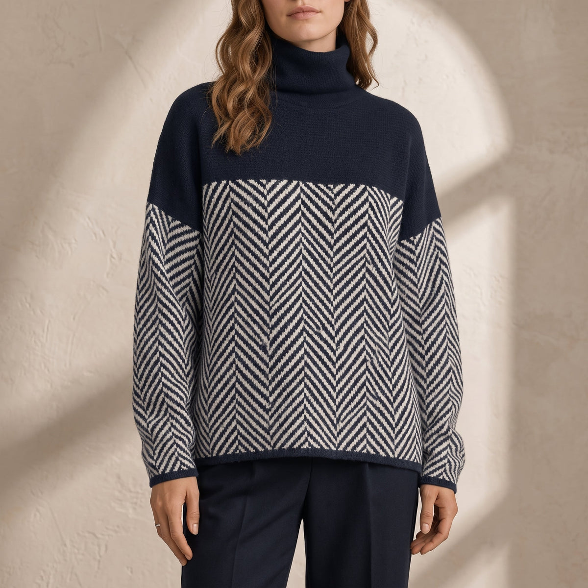 Iris - Coltrui dames oversized en warm gebreid