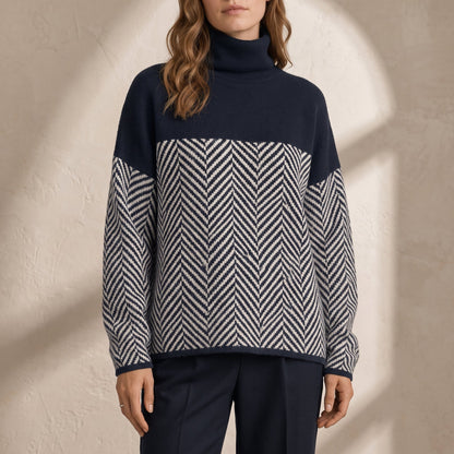 Iris - Coltrui dames oversized en warm gebreid