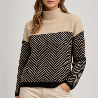 Iris - Coltrui dames oversized en warm gebreid