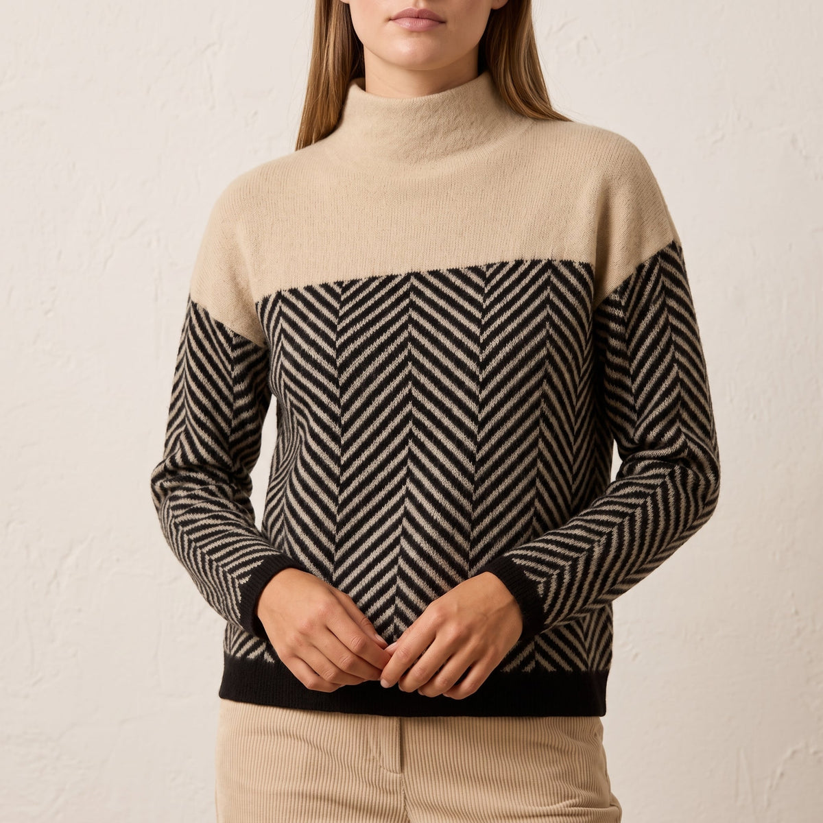 Iris - Coltrui dames oversized en warm gebreid