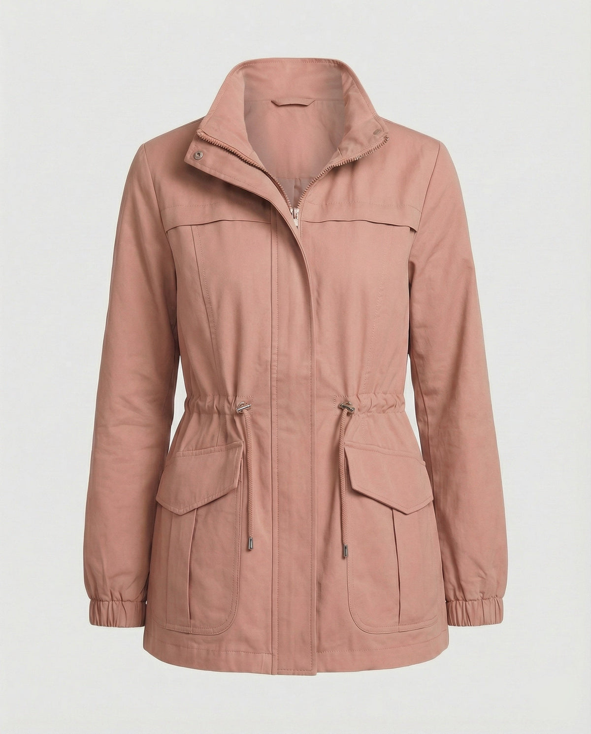 Iris - Dames Regenjas Lichtgewicht en Winddicht met Verstelbare Taille