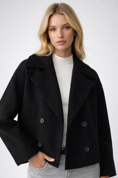 Jas Dames - Klassieke Dubbele Rij | Oversized Fit