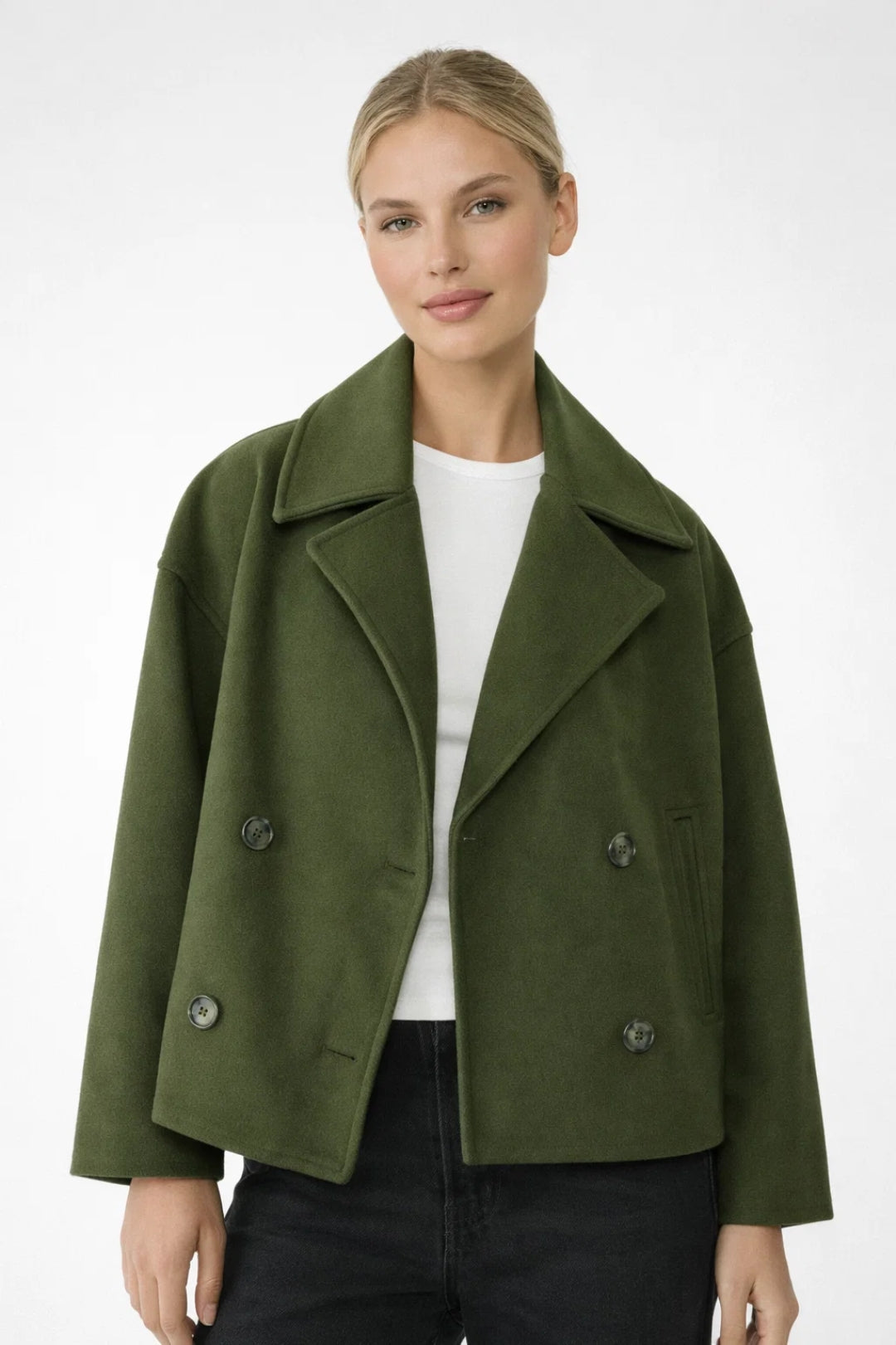 Jas Dames - Klassieke Dubbele Rij | Oversized Fit