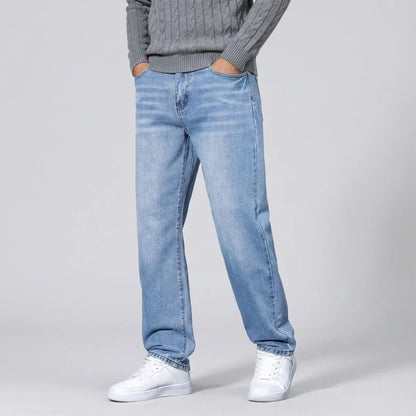 Jesse - Jeans heren straight leg met normale taille en vijf zakken