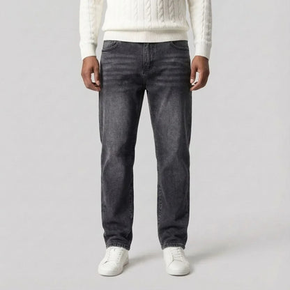 Jesse - Jeans heren straight leg met normale taille en vijf zakken