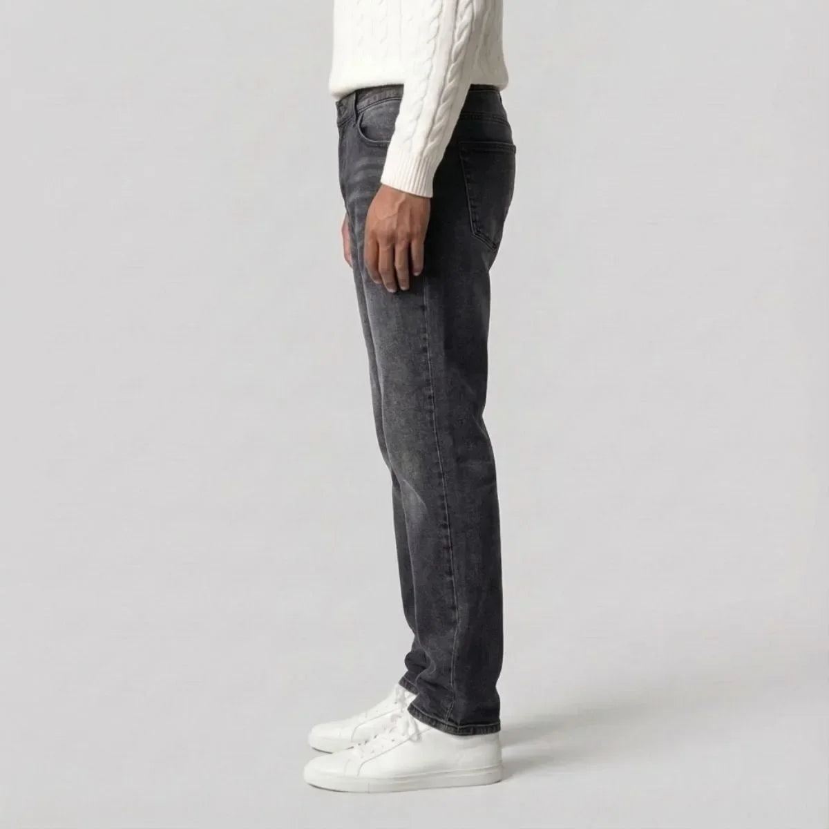 Jesse - Jeans heren straight leg met normale taille en vijf zakken
