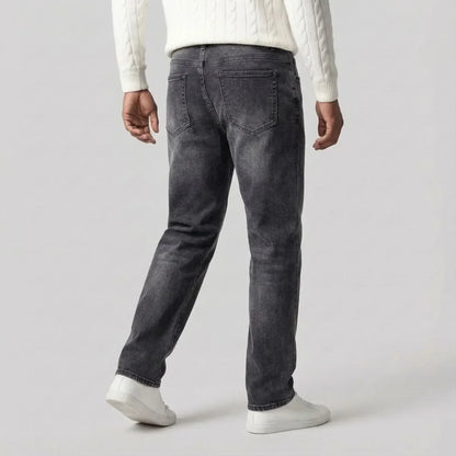 Jesse - Jeans heren straight leg met normale taille en vijf zakken
