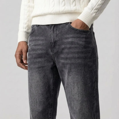 Jesse - Jeans heren straight leg met normale taille en vijf zakken