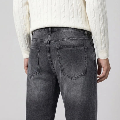 Jesse - Jeans heren straight leg met normale taille en vijf zakken