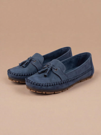 Julia - Boho Comfort Loafers Dames met Kwastjes en Flexibele Zool