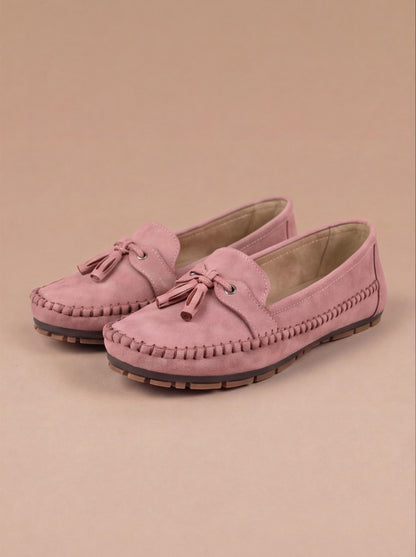 Julia - Boho Comfort Loafers Dames met Kwastjes en Flexibele Zool
